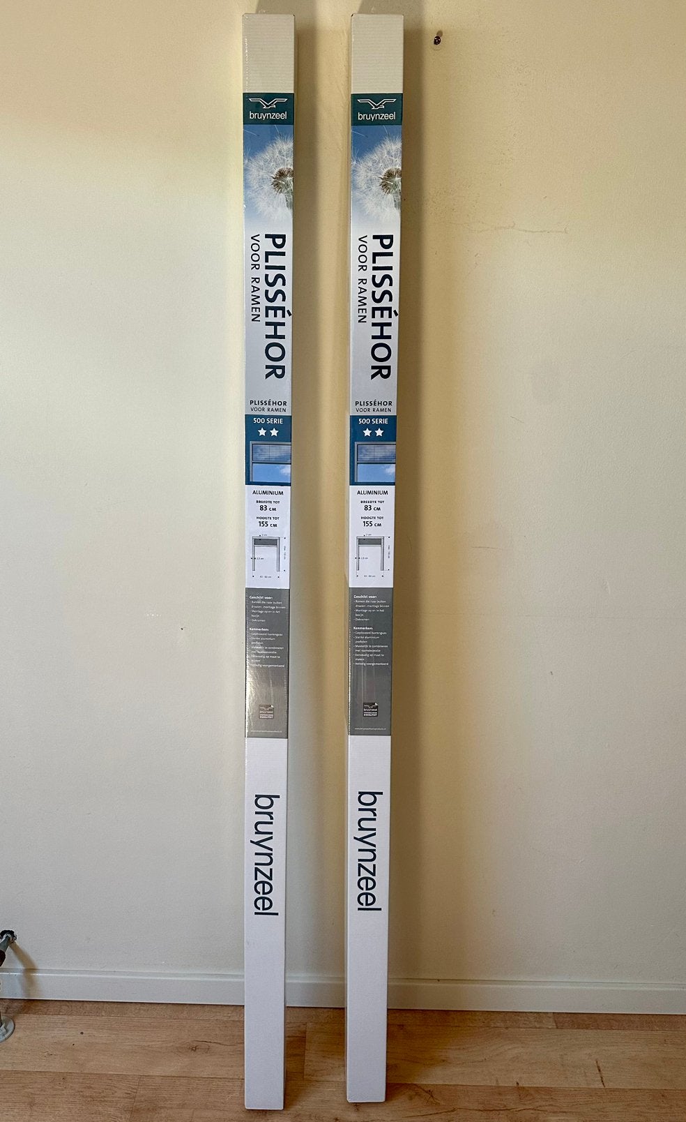Nieuwe bruynzeel plisséhorren 500 serie 83x155, Ophalen, 80 tot 100 cm, Overige typen, Nieuw