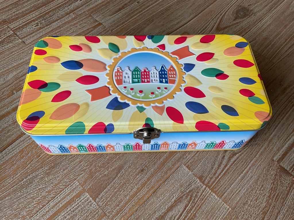 Theeblik Lipton hollandse huisjes - Postcode Loterij, Ophalen of Verzenden, Nieuw, Thee, Overige merken