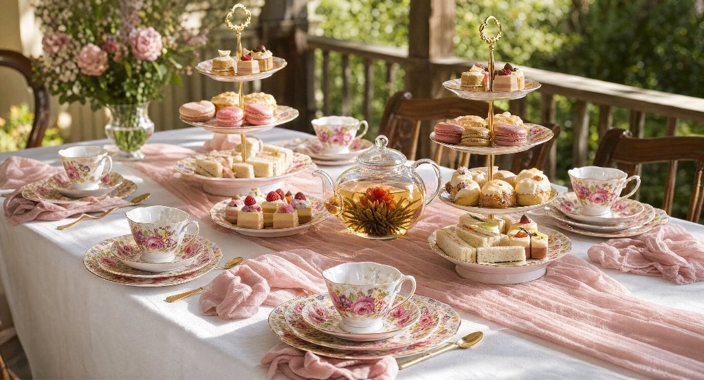 Verhuur van porseleinen servies high tea etc., Ophalen, Gebruikt, Versiering, Overige