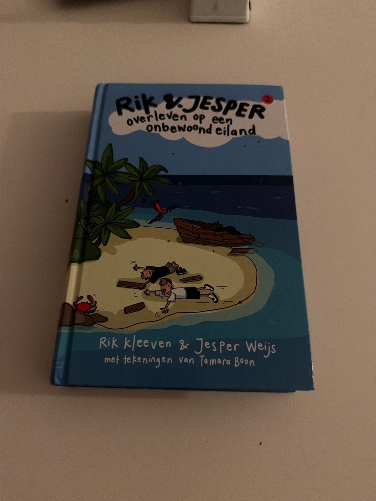 Rik & Jesper: Overleven op een onbewoond eiland, Ophalen of Verzenden, Zo goed als nieuw, Fictie algemeen