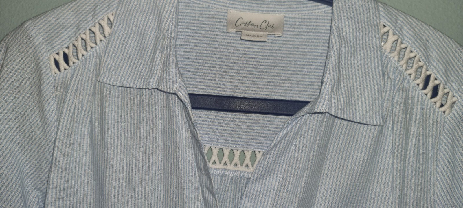 Cotton Club blouse jurk, Maat 38/40 (M), Blauw, Nieuw, Ophalen of Verzenden