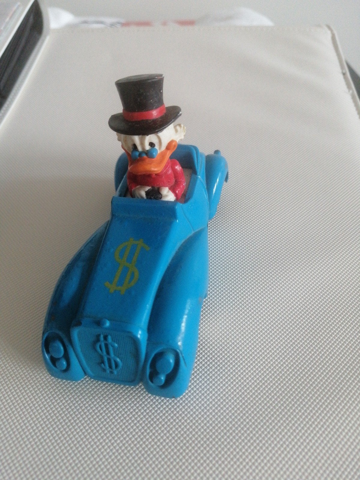 Vintage Oom Dagobert auto - Disney - Made in Italy, Ophalen of Verzenden, Gebruikt