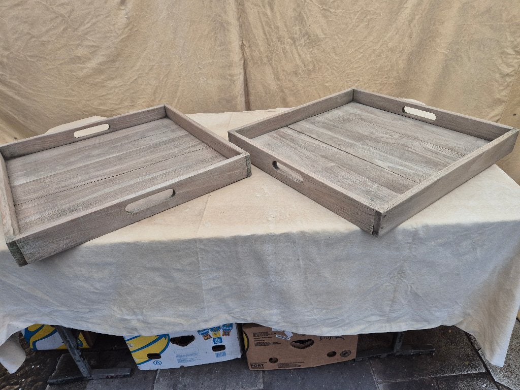 Dienbladen, Huis en Inrichting, Ophalen, Minder dan 55 cm, Modern landelijk, Zo goed als nieuw