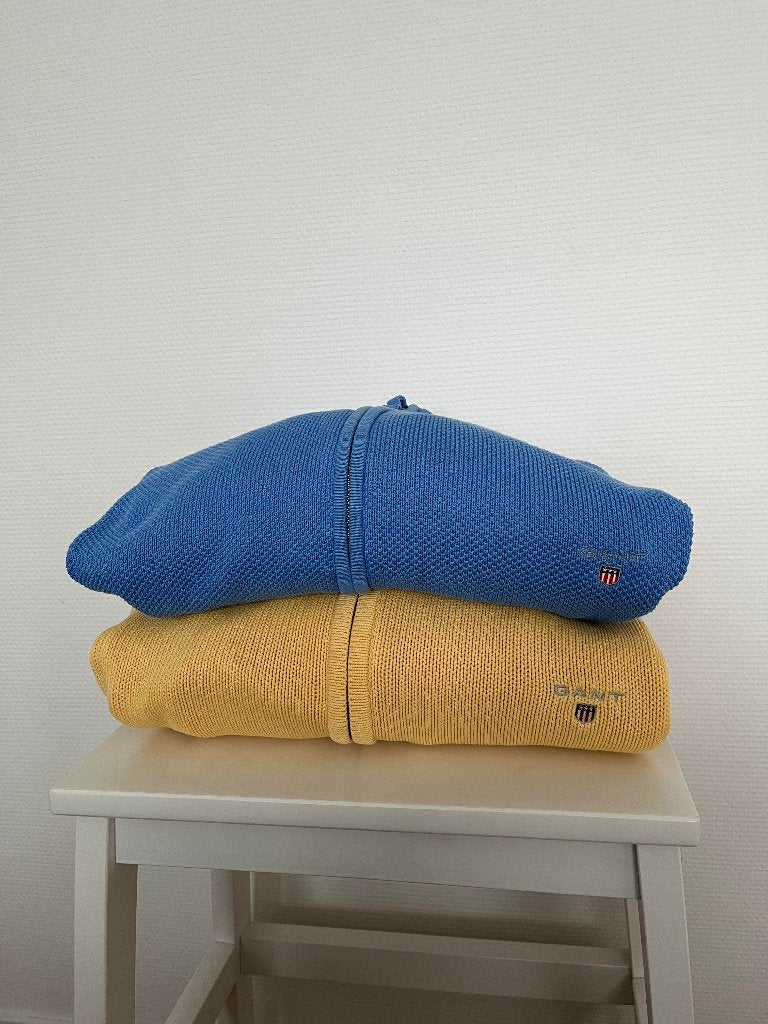 Mooi heren vest Gant Usa Geel, Ophalen, GANT, Geel, Maat 56/58 (XL)