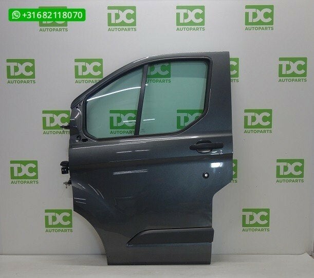 Ford Transit Custom ('12-'19) Voorportier links donkergrijs, Gebruikt, Ford, Deur, Voor