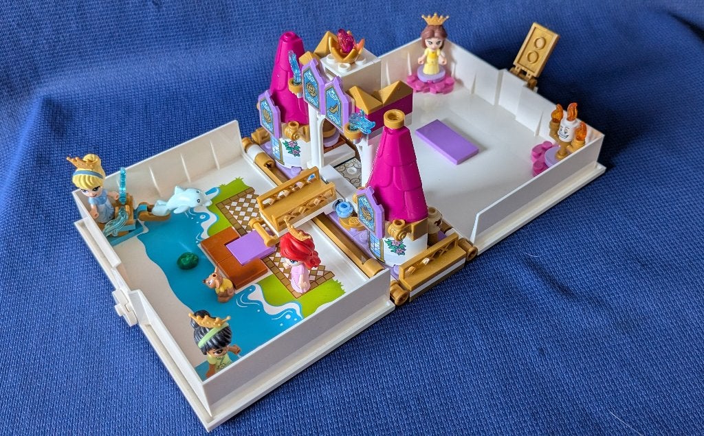 Lego Bouwset 43193: Ariël, Belle, Assepoester Verhalenboek, Lego, Ophalen of Verzenden, Zo goed als nieuw, Complete set