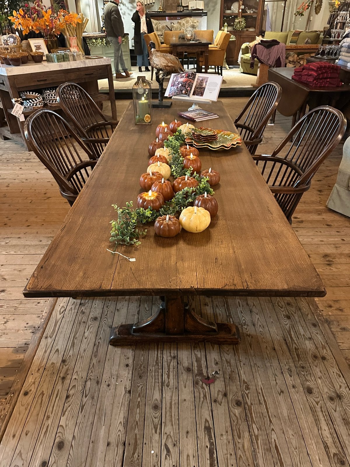 Antieke notaris tafel - Robuust en authentiek, Ophalen of Verzenden