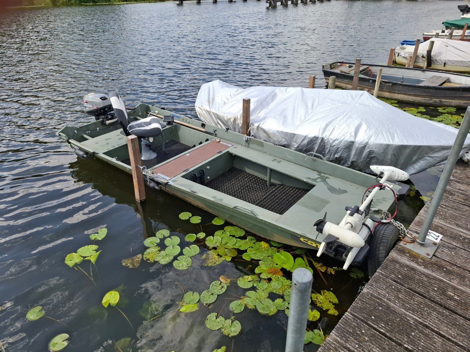 alu platbodem 3mm dik Amerikaanse kwaliteit, Watersport en Boten, Ophalen of Verzenden, Met afstandsbediening