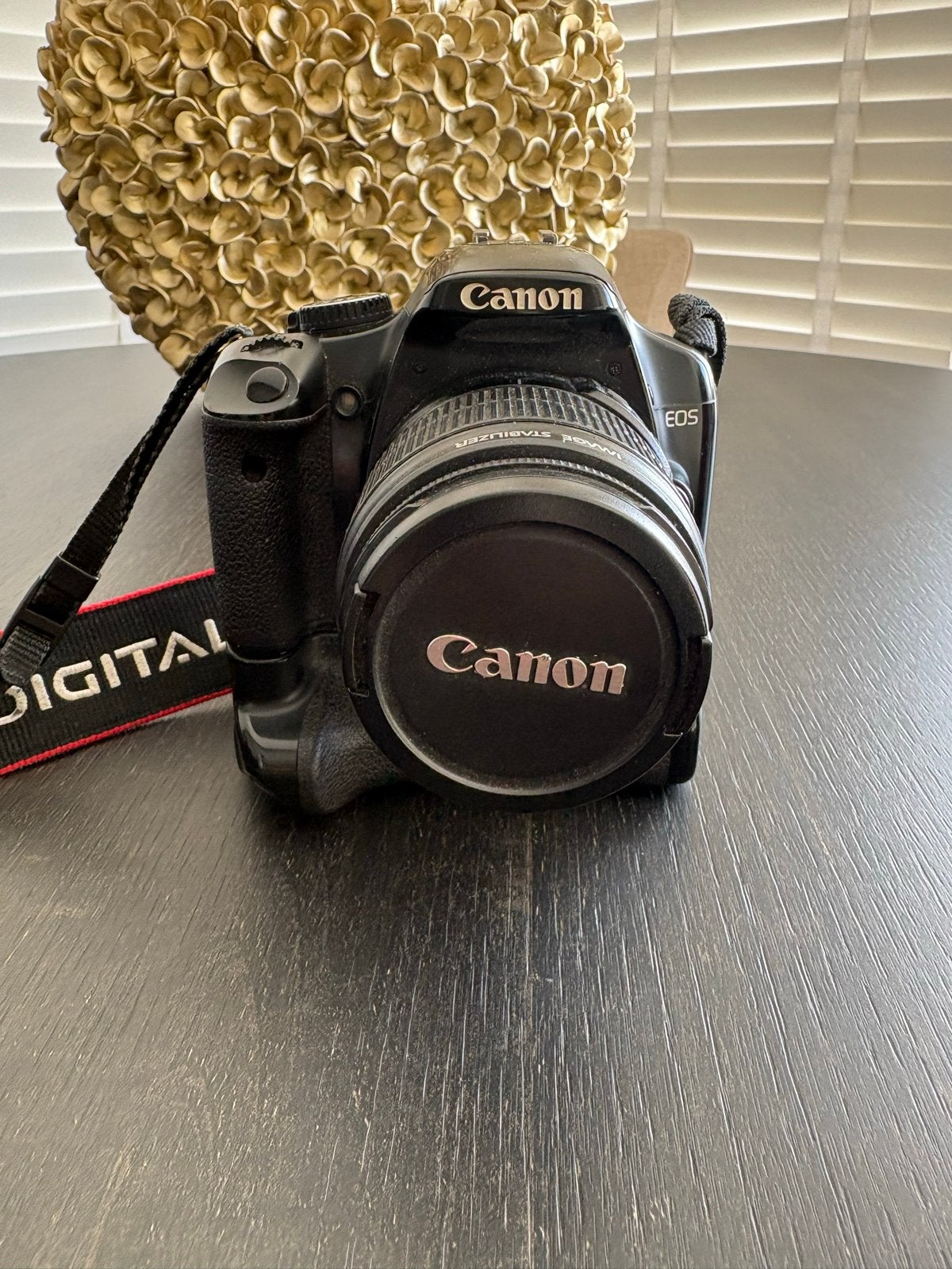 Canon EOS 450D Spiegelreflexcamera met 18-55mm lens, Audio, Tv en Foto, Fotocamera's Digitaal, Ophalen, Gebruikt, Spiegelreflex