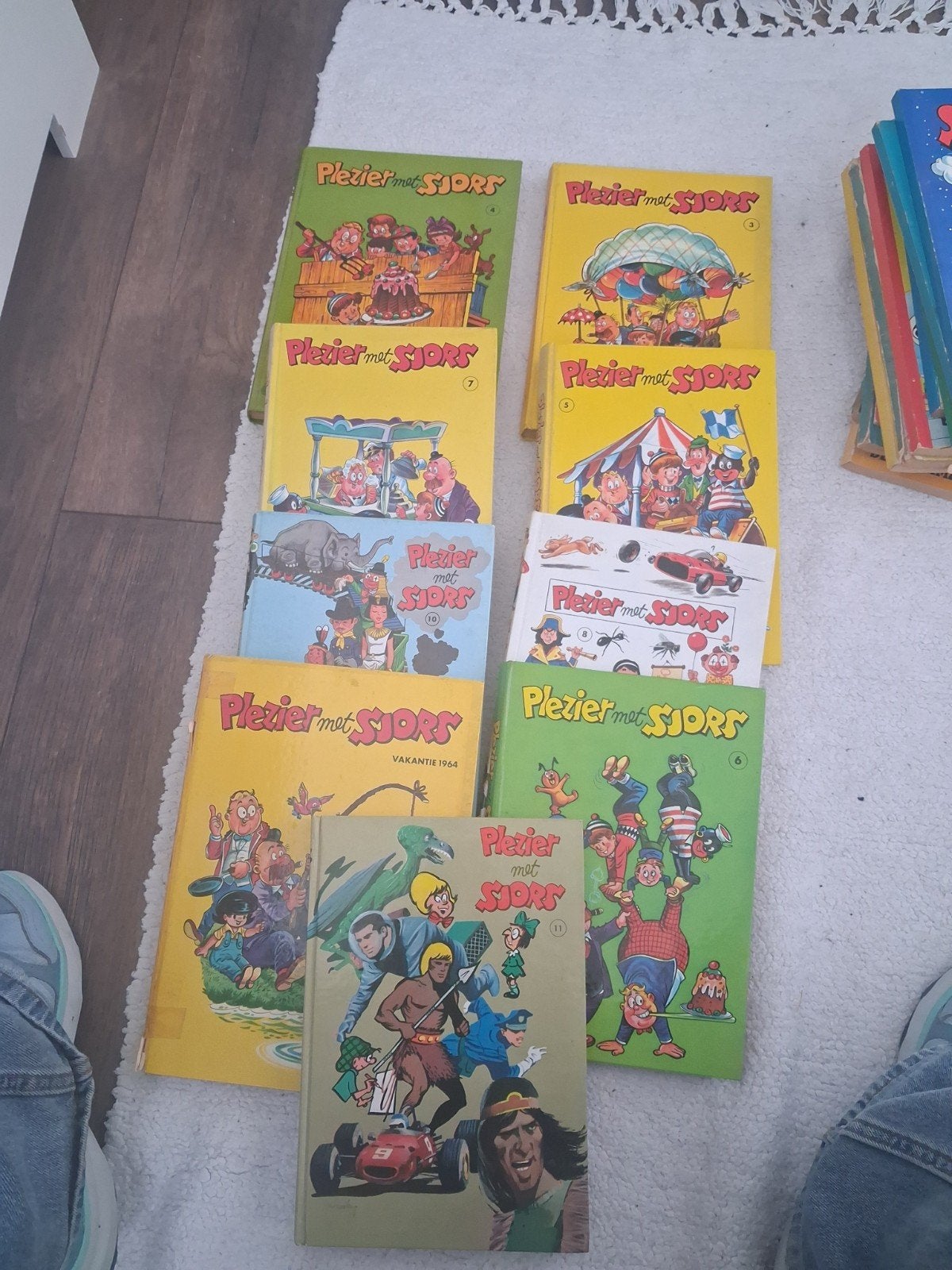 Plezier met Sjors stripboeken, Complete serie of reeks, Ophalen, Gelezen, Frans Piët