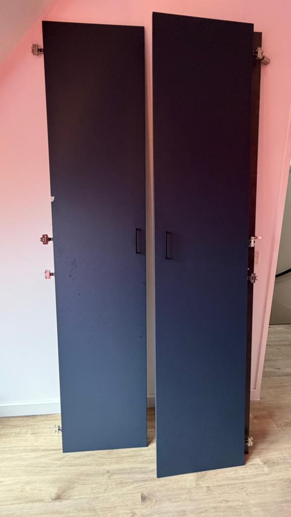 Twee deuren voor ikea pax kast. 2,36m hoog, Ophalen, Gebruikt, 50 tot 100 cm, 200 cm of meer