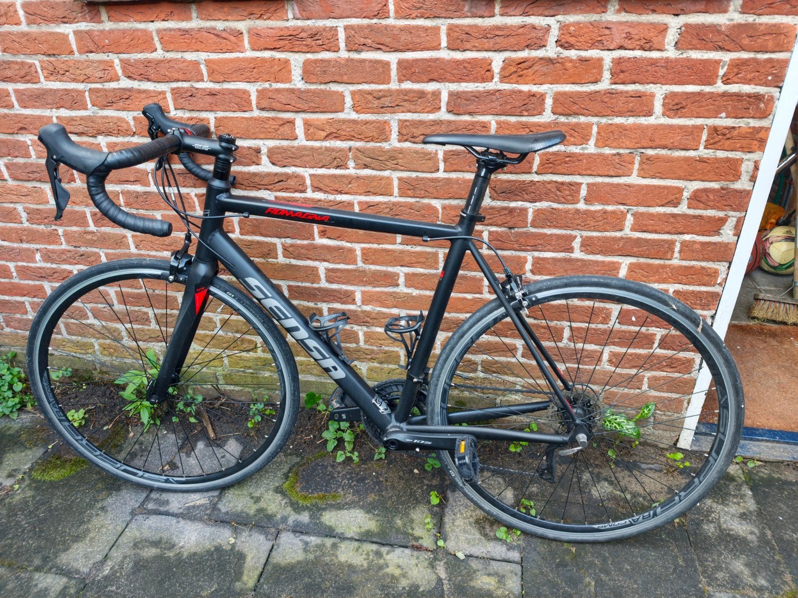 Sensa Romagna Racefiets 55 cm Shimano 105 - Zeer Goede Staat, 28 inch, Velgrem, Zo goed als nieuw, Meer dan 20 versnellingen