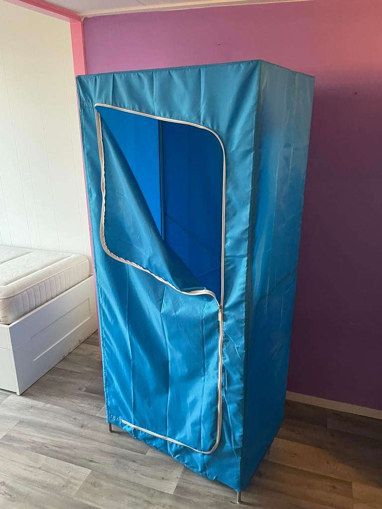 Kleding opberg kast met stoffen hoes, Huis en Inrichting, Ophalen, Gebruikt, 50 tot 100 cm, 150 tot 200 cm