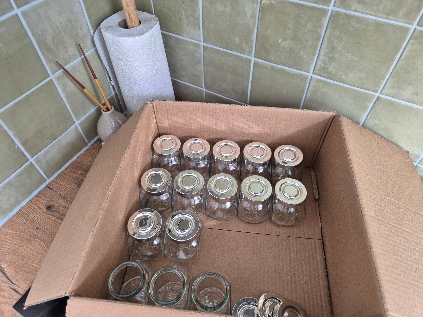RAJTAN Ikea kruidenpotjes, Ophalen, Glas, Overige stijlen, Glas of Glazen