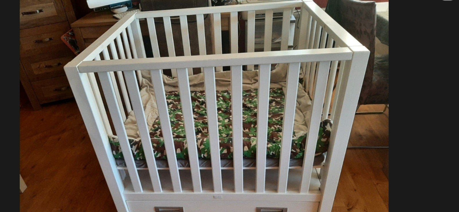 Witte kinderbox met handige schuiflade, Kinderen en Baby's, Ophalen of Verzenden