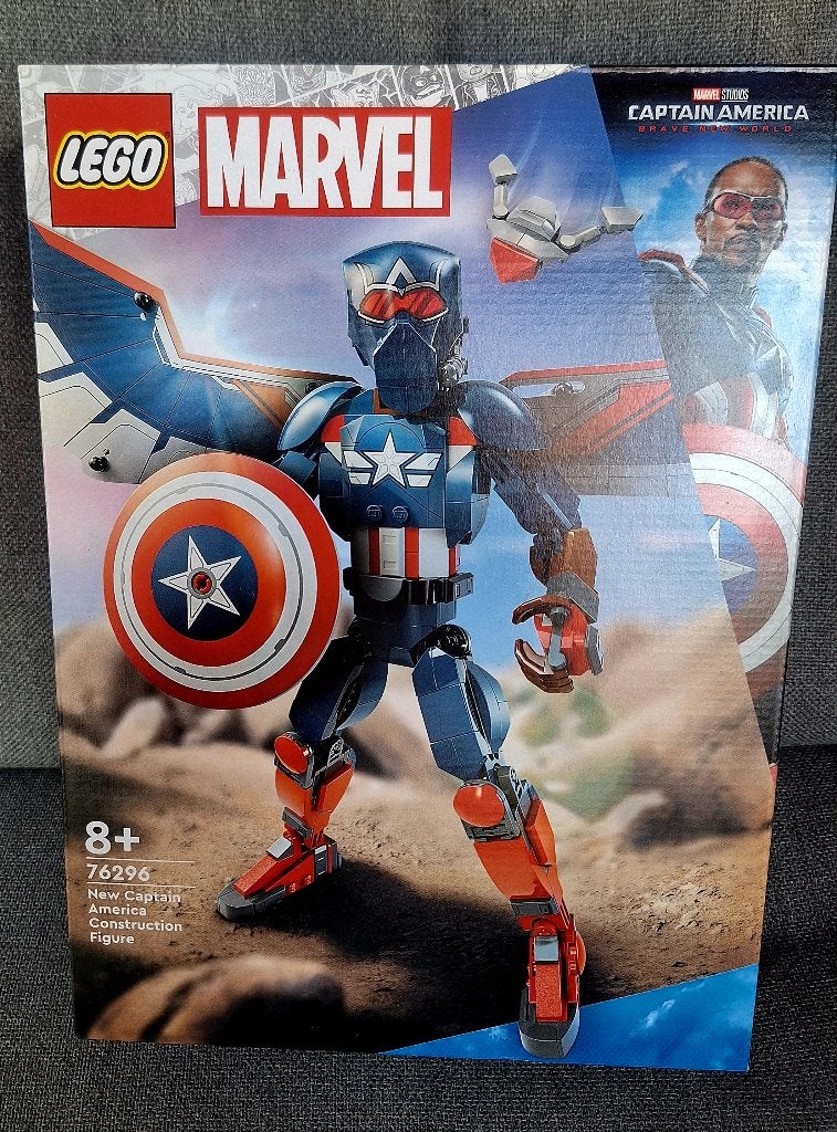 LEGO Marvel 76296 8+ New Captain America NIEUW, Marvel, Nieuw, Ophalen of Verzenden, Complete set
