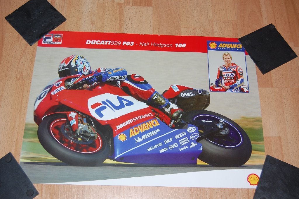 Ducati 999 F03 Neil Hodgon 100, Ophalen of Verzenden, Ducati
