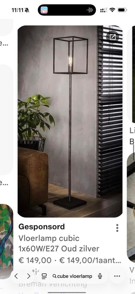 vloerlamp breman, Ophalen, Nieuw, 150 tot 200 cm