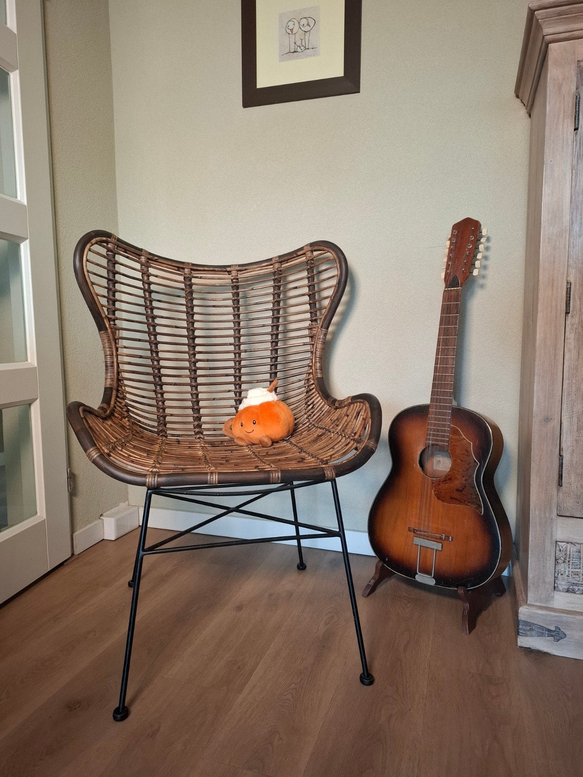 fauteuil Jasmine van Leen Bakker, Ophalen, Minder dan 75 cm, Riet of Rotan, Zo goed als nieuw