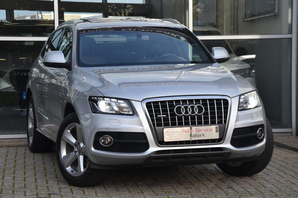 Audi Q5 2.0 TFSI quattro Pro S Line Leder Pano. dak Youngtim, Gebruikt, 4 cilinders, Handgeschakeld, Vierwielaandrijving