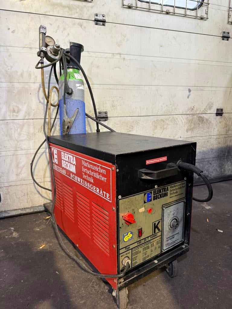Complete co2 lasapparaat elektra beckum met gasfles 220volt, Doe-het-zelf en Verbouw, Gereedschap | Lasapparaten, Ophalen of Verzenden