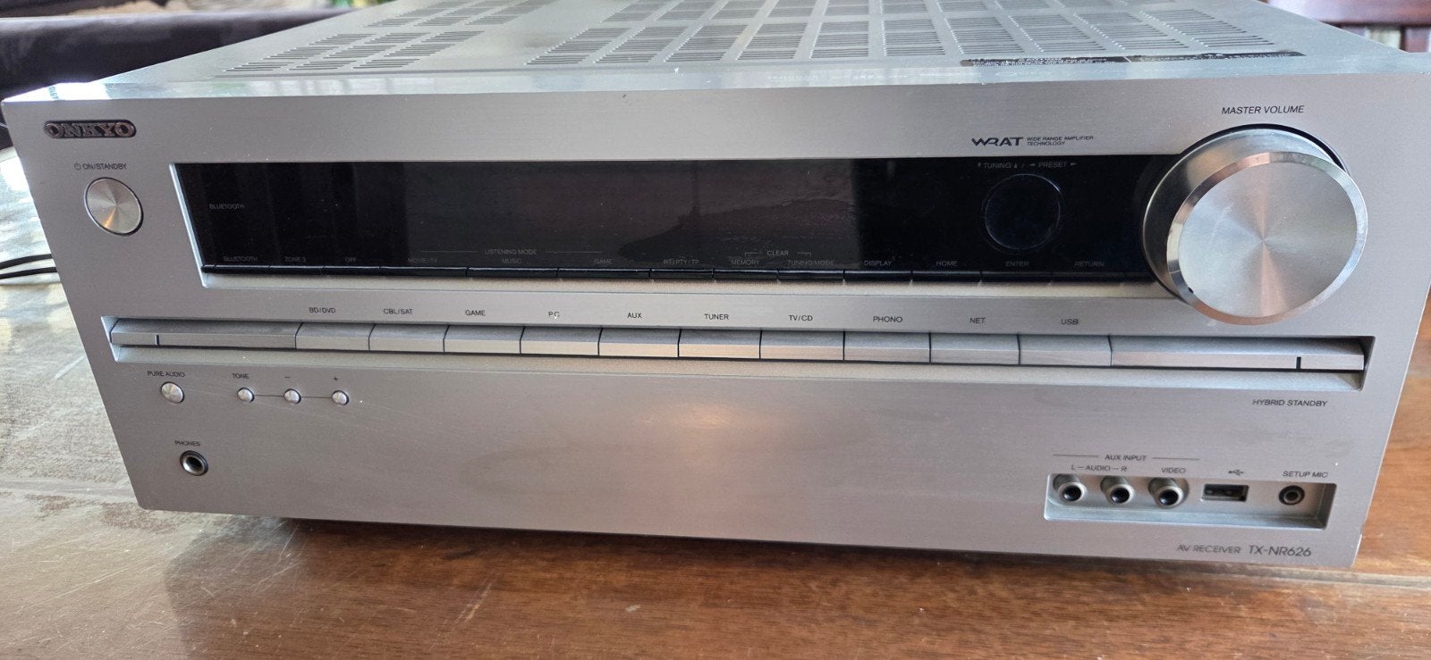 Onkyo TX-NR626 Receiver met Bluetooth en Ethernet, Ophalen of Verzenden, 120 watt of meer, Onkyo