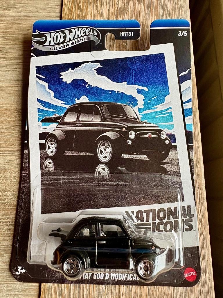 Hotwheels Fiat 500D Custom SILVER SERIES, Ophalen of Verzenden, Nieuw, Auto