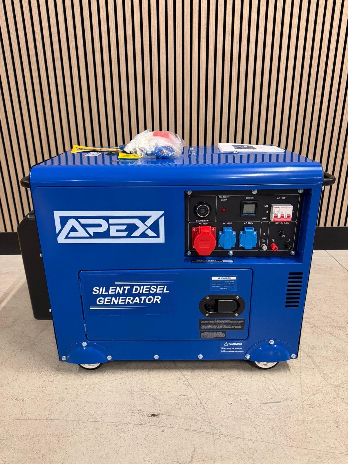 Apex diesel generator l Nieuw l 6,5 Kw l 2 stuks, Ophalen of Verzenden, Nieuw, Dieselolie