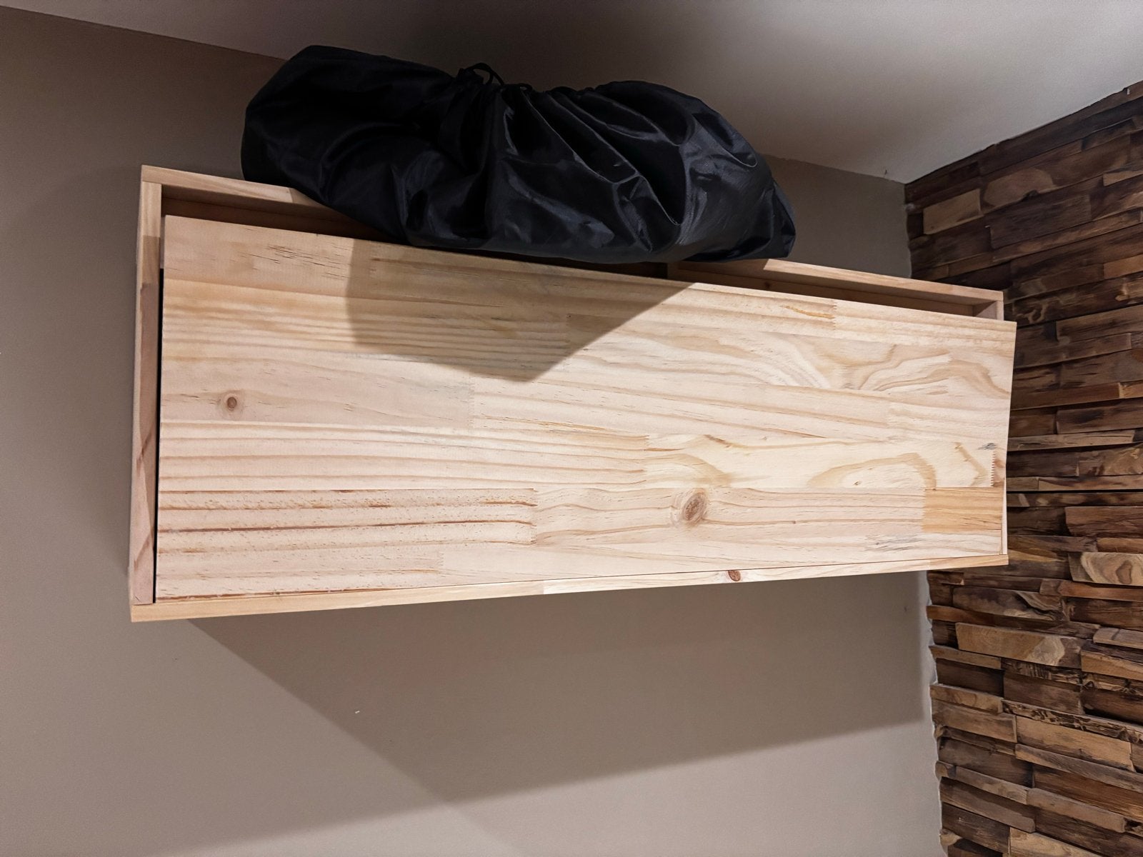 Vida XL wandkast 100x30x35 cm - Nieuw in doos, Met klep(pen), Nieuw, Ophalen of Verzenden, Minder dan 150 cm