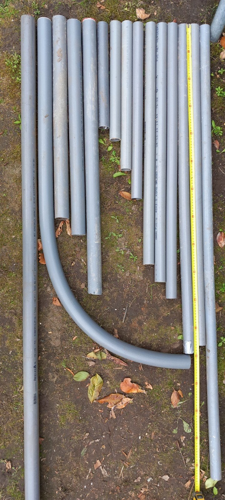 Riool afvoer buizen 40 en 50, Doe-het-zelf en Verbouw, Buizen en Afvoer, Ophalen, Afvoer, Pvc, 6 meter of meer