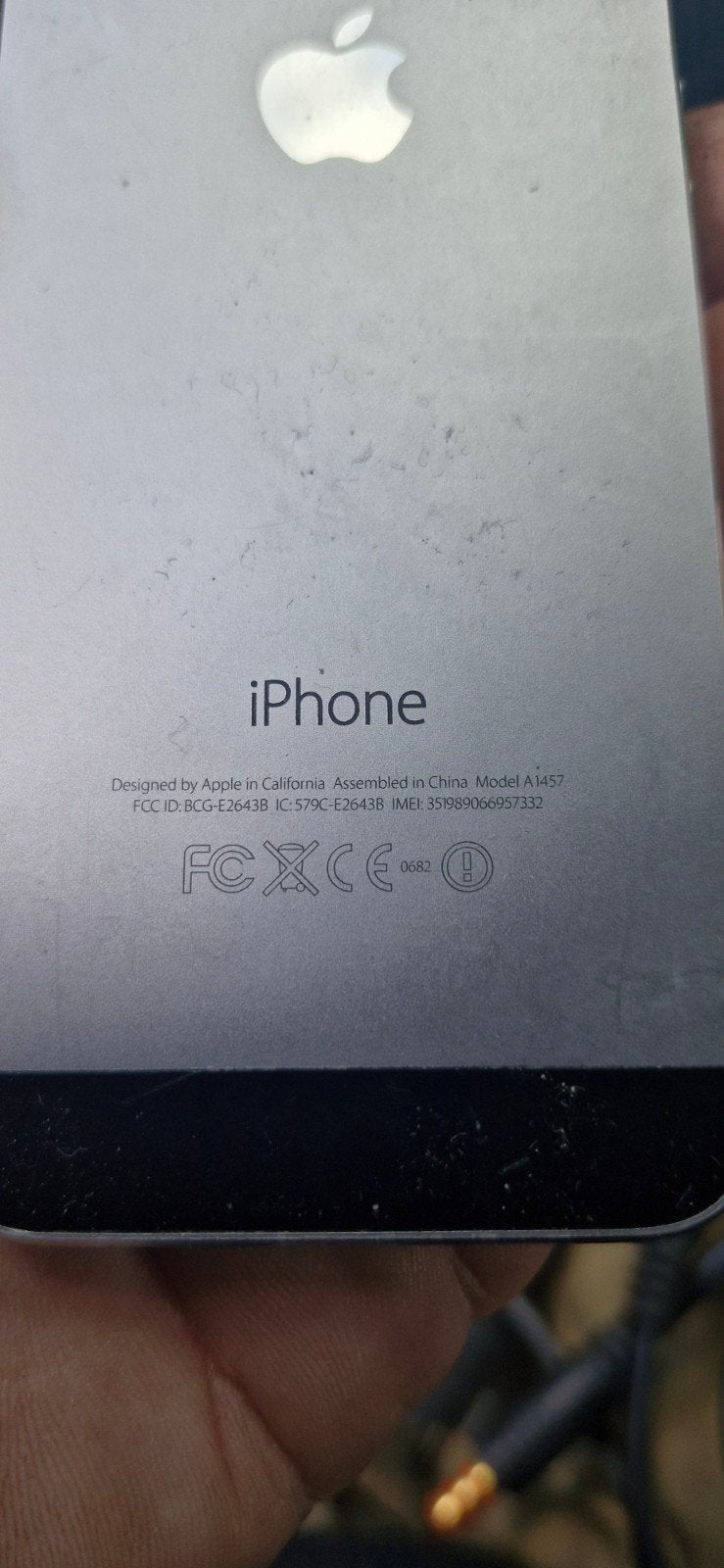 iPhone 5S (Model A1457) - Gebruikt, Gebruikt, Zwart, 32 GB, Ophalen of Verzenden
