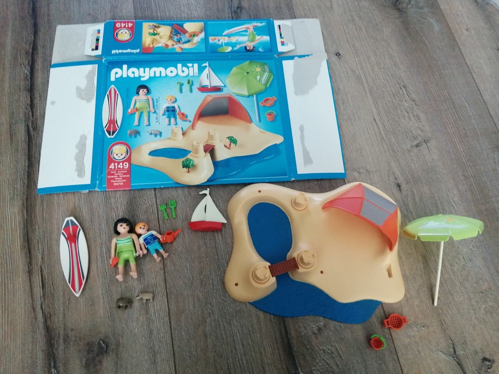 Playmobil strand 4149, Kinderen en Baby's, Speelgoed | Playmobil, Ophalen of Verzenden, Zo goed als nieuw