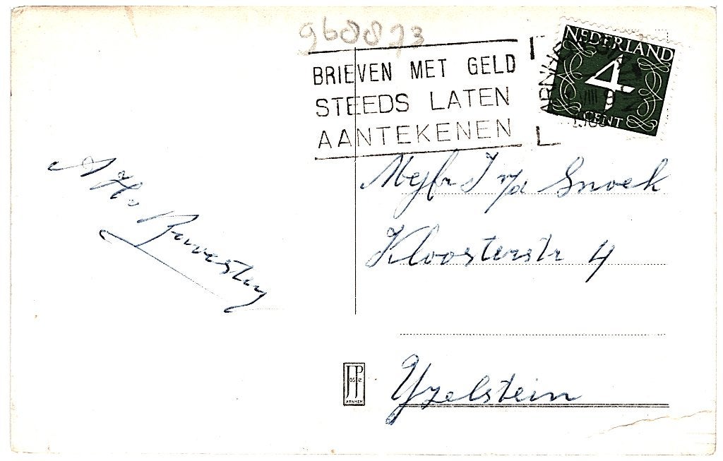 968873	Arnhem	1963 Herdenkingsmonument 1940 45	Gelopen, Ophalen of Verzenden, 1960 tot 1980, Gelopen, Gelderland
