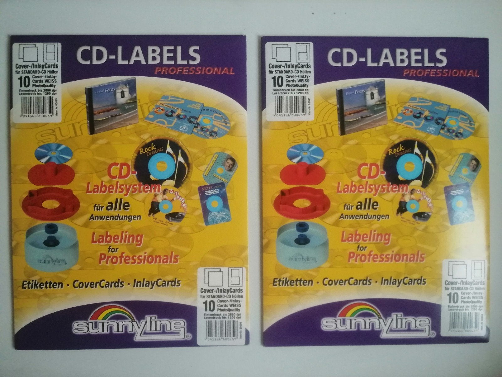 Diverse CD/DVD/T-shirt Transfer & Visitekaartjes Papier, Verzenden, Nieuw, Overige typen, Sunnyline, Canon, Data Becker, Easy Computing
