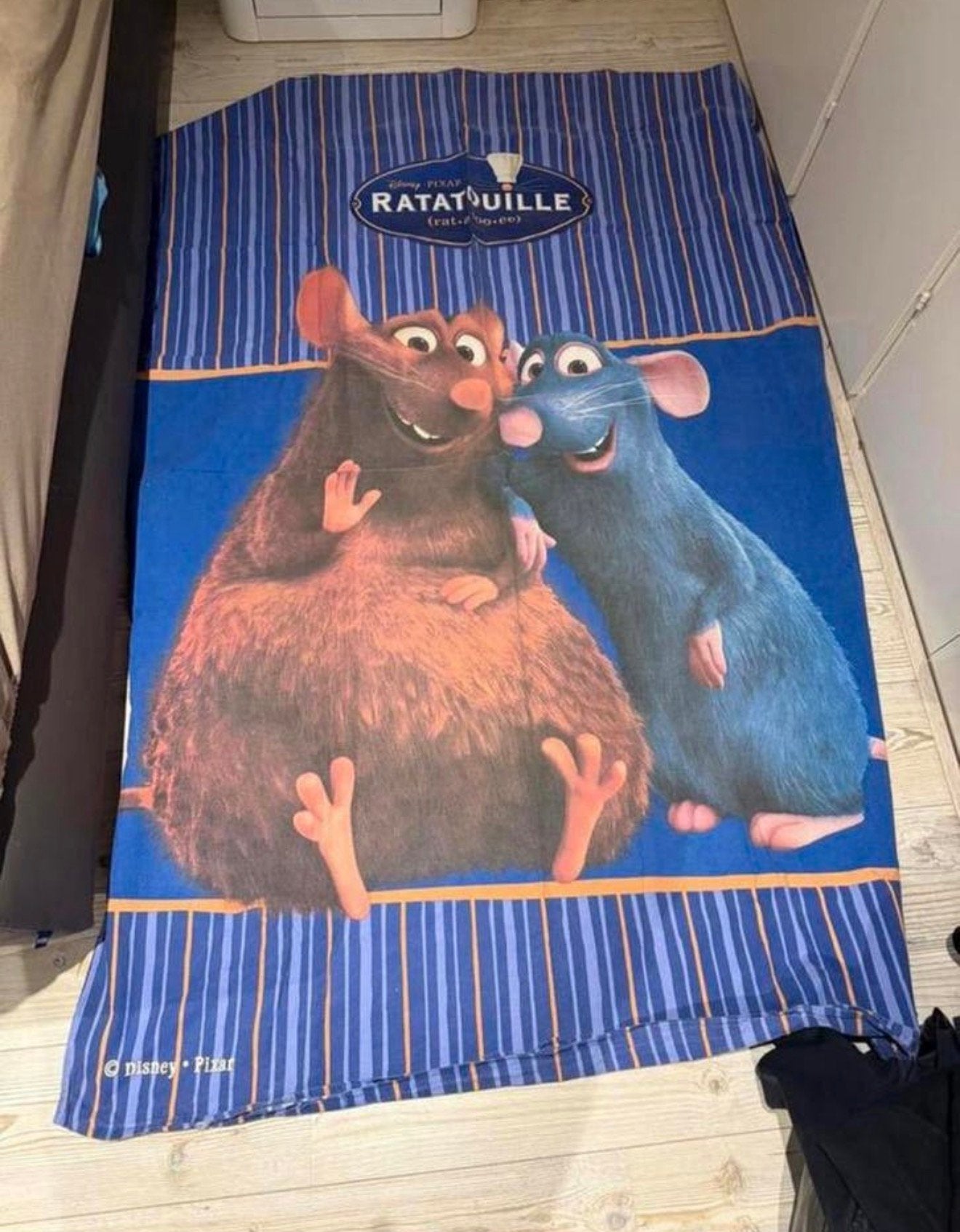 Disney Ratatouille dekbedovertrek dekbed overtrek, Ophalen, Zo goed als nieuw, Jongetje of Meisje, Dekbedovertrek