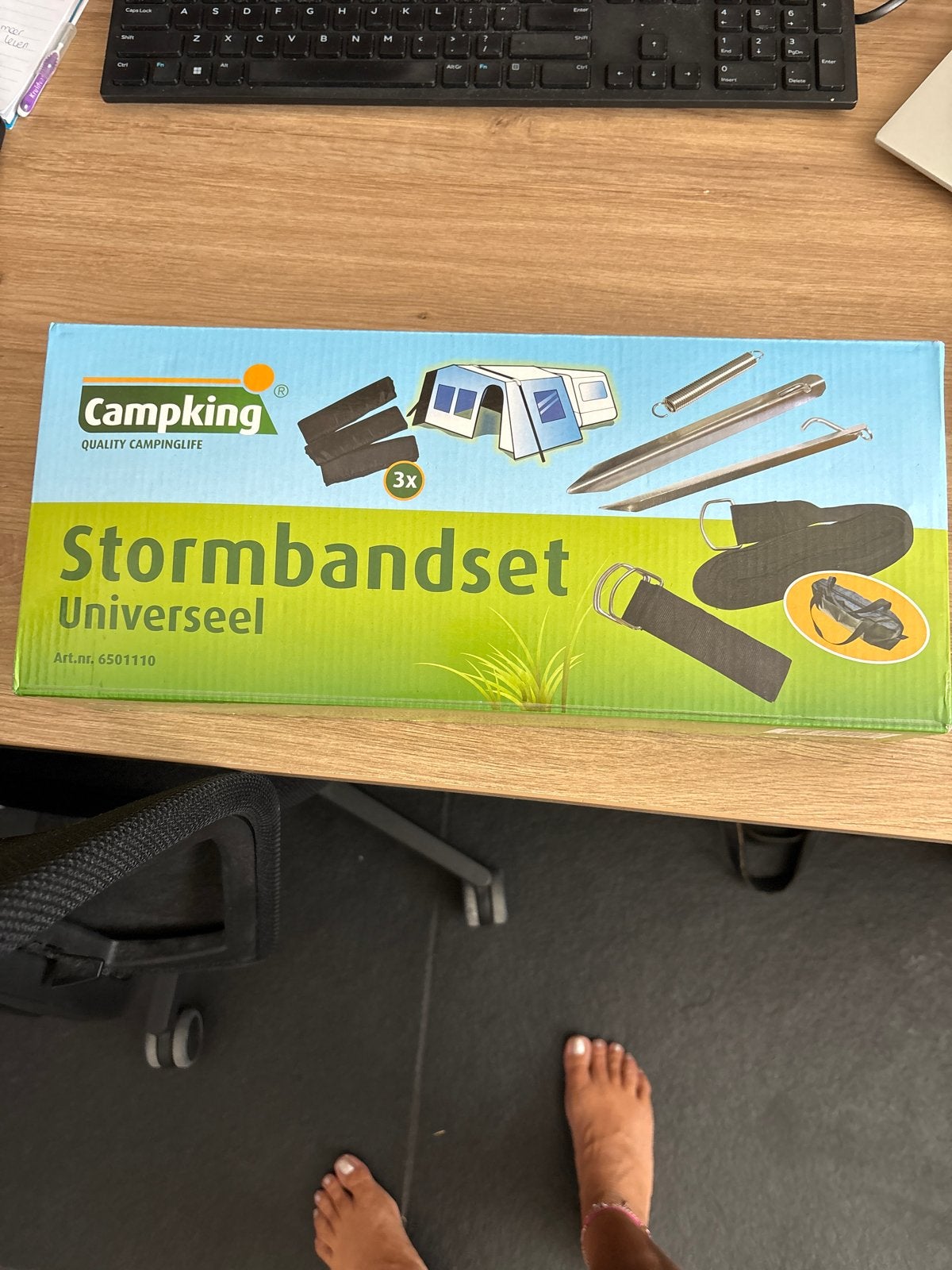 Campking Stormbandset Universeel - Nieuw, Ophalen of Verzenden, Nieuw