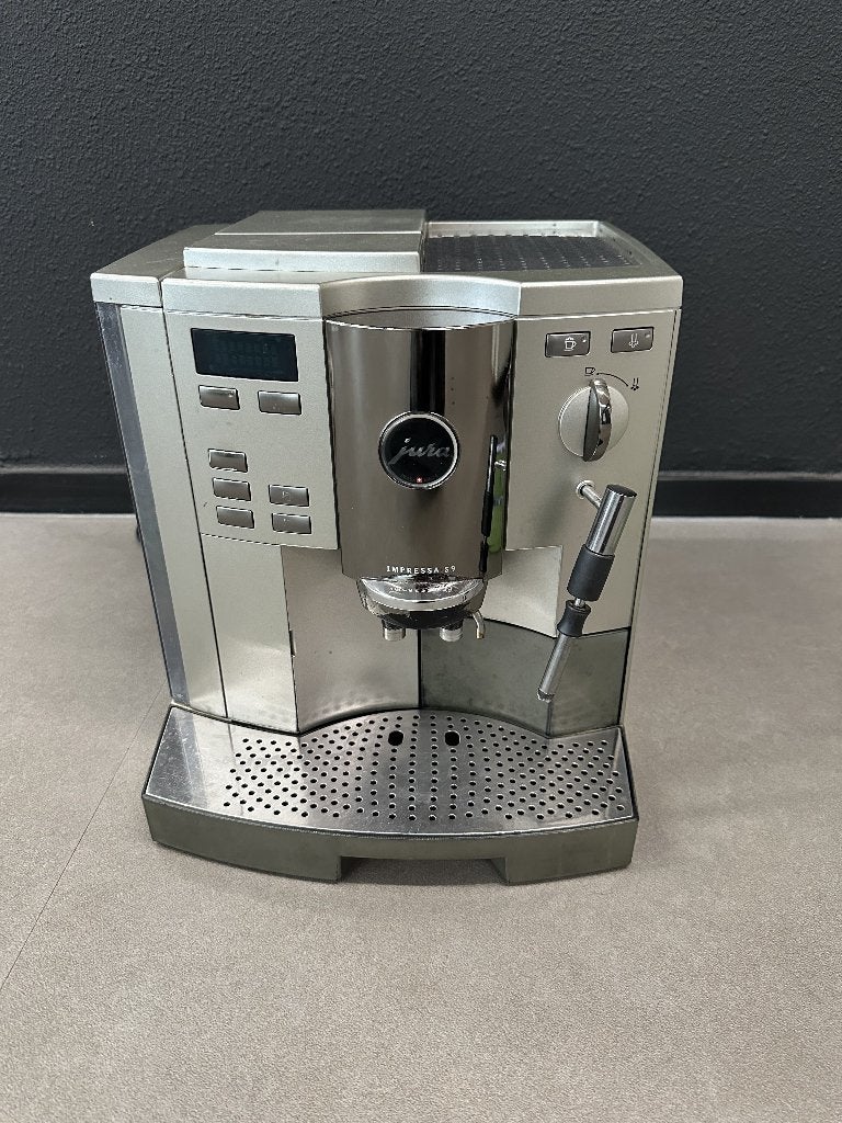 Jura Impressa S9 koffieapparaat met 3 filters, Ophalen, Gebruikt, Koffiemachine, 2 tot 4 kopjes