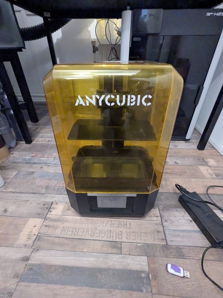 Anycubic Photon Mono M5s 12k resin printer + wash & cure, Gebruikt, Ingebouwde Wi-Fi, Ophalen of Verzenden, Resin/Hars