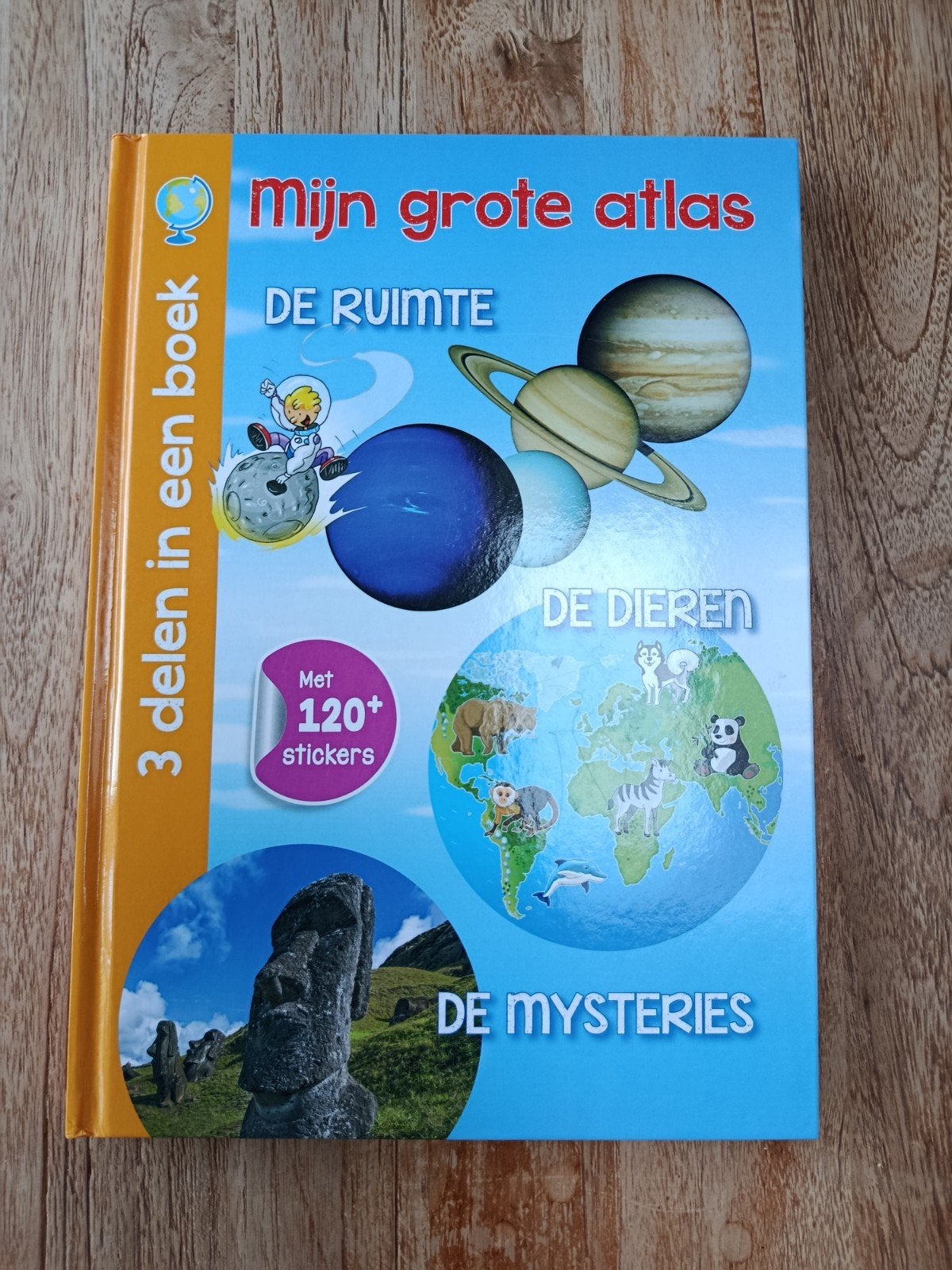 Mijn Grote Atlas: De Ruimte, De Dieren, De Mysterie (3-in-1), Boeken, Ophalen of Verzenden, Zo goed als nieuw, Overige onderwerpen