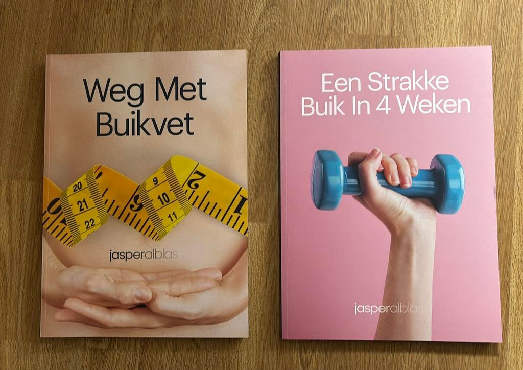 Weg met buikvet en Een strakke buik in 4 weken Jasper Alblas, Boeken, Ophalen of Verzenden, Zo goed als nieuw