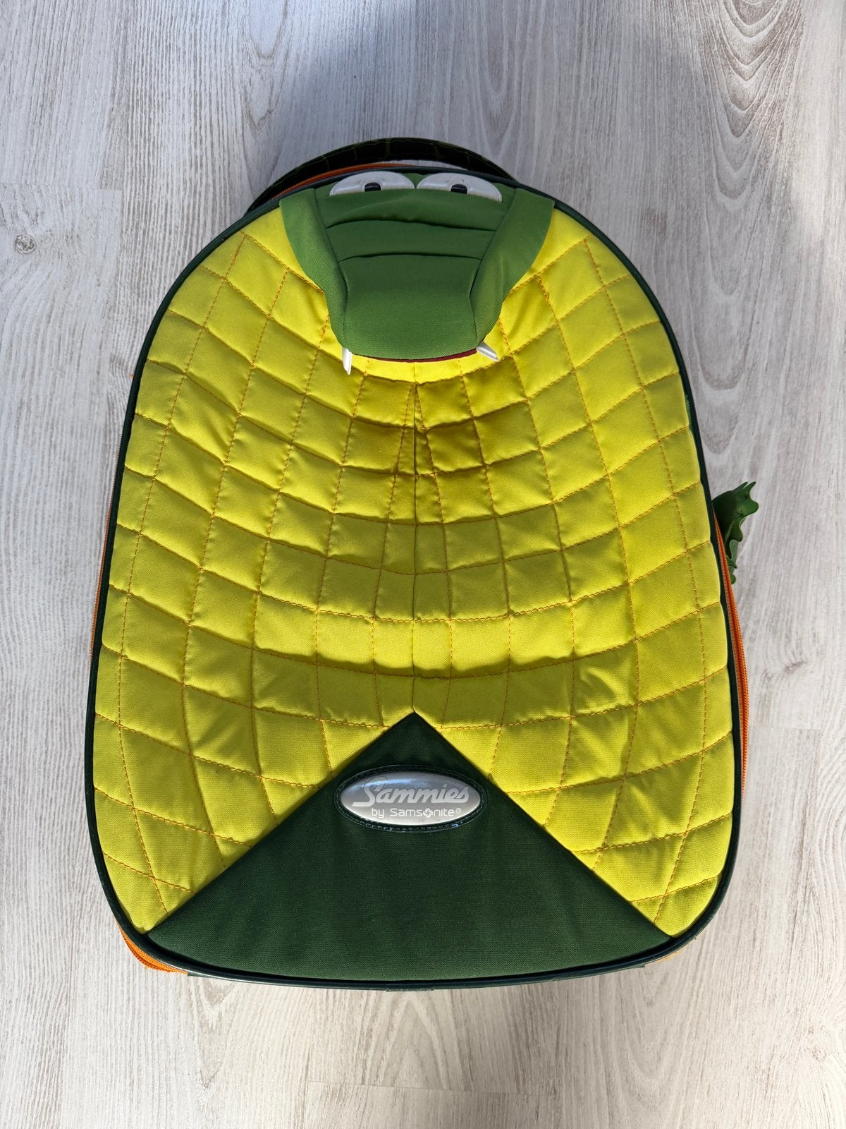 Samsonite Sammies Krokodil Kinderkoffer met Wieltjes, 40 tot 60 cm, 30 cm of meer, Gebruikt, Ophalen of Verzenden