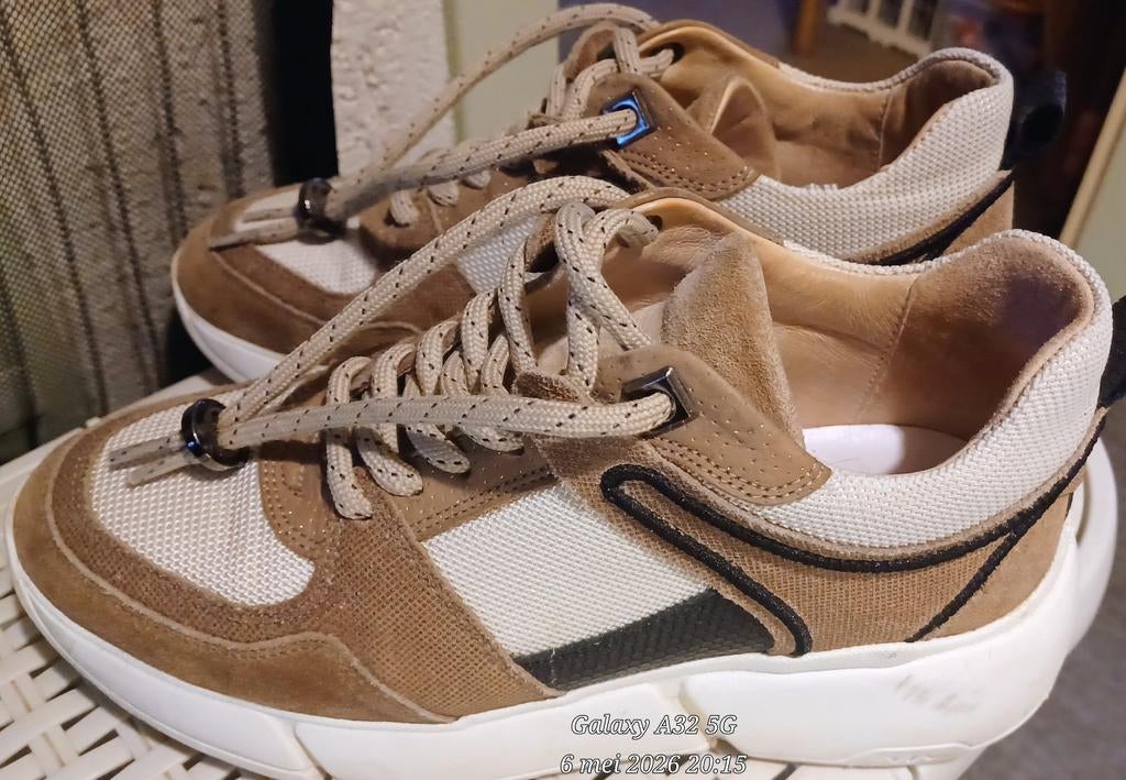 Vai Vai Dames Sneakers Mt.38/EU, Via Vai, Beige, Ophalen of Verzenden, Sneakers of Gympen