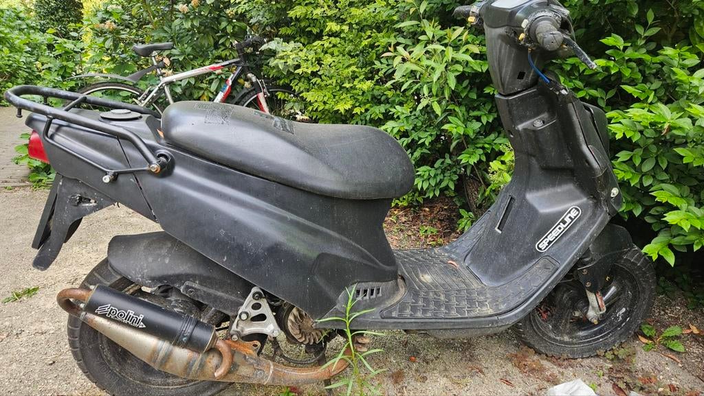 Scooter - opknapper, Ophalen, Gebruikt, Benzine