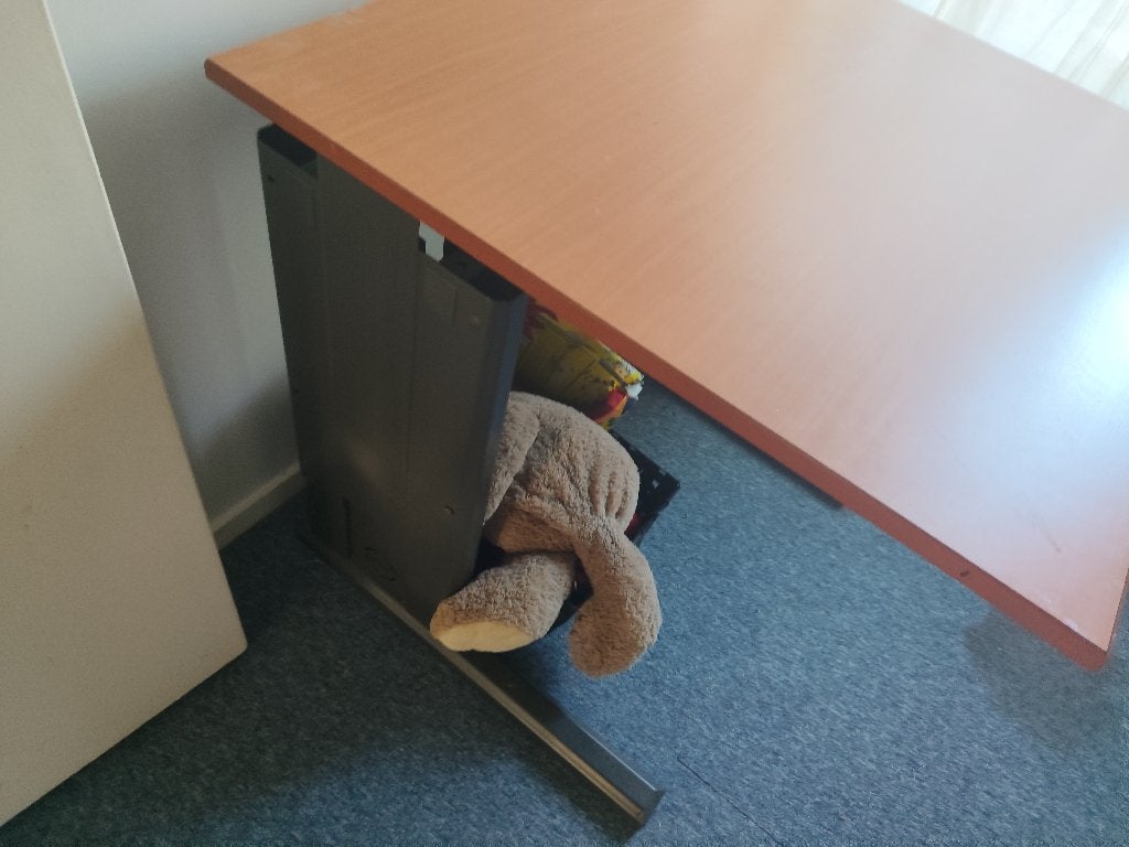 Bureau tafel, Huis en Inrichting, Gebruikt, Hout, 100 cm, IKEA