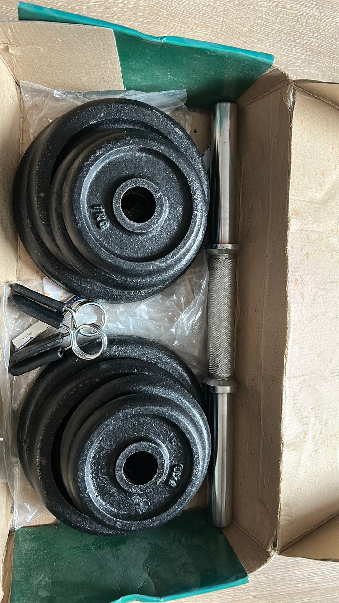 Dumbell 15 kilo, Ophalen, Gebruikt, Dumbbell
