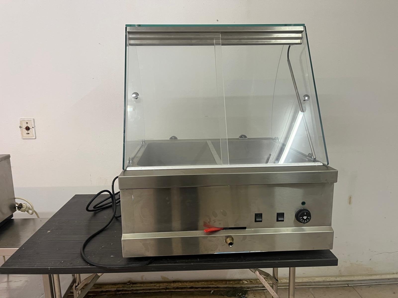 Alles voor 1 prijs: warmhouders, magnetron, RVS keuken ele, Ophalen, Minder dan 50 cm, Gebruikt, Nvt