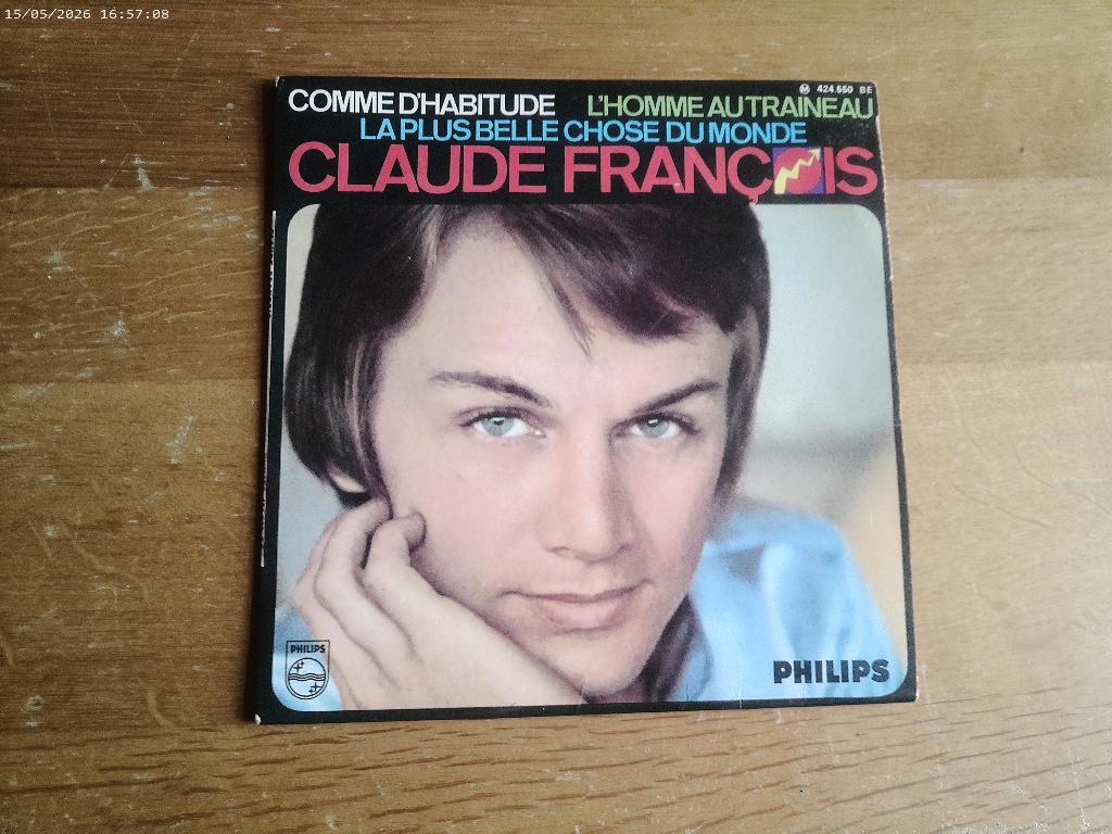 Claude Francois - EP Comme D''habitude, Cd's en Dvd's, Vinyl Singles, Gebruikt, 7 inch, Pop, EP