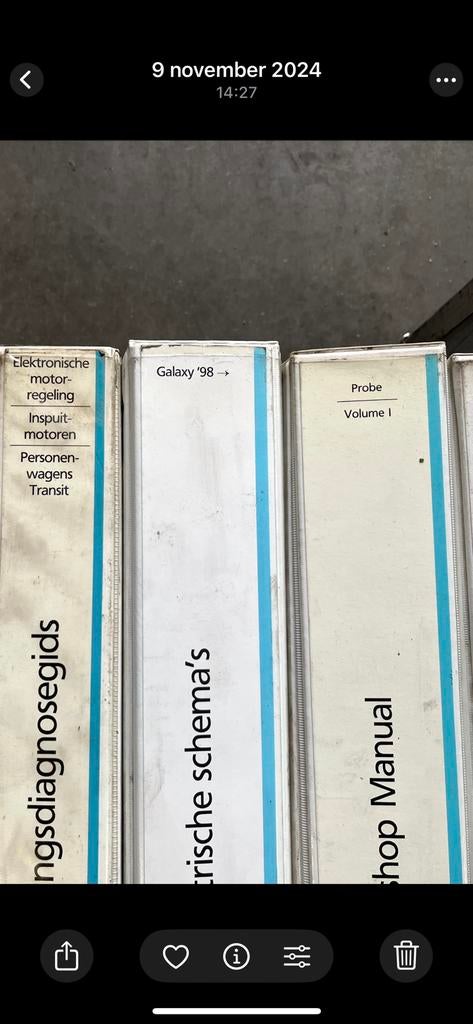 Ford werkplaatsboek div types Transit/Cougar/Probe enz, Ophalen of Verzenden