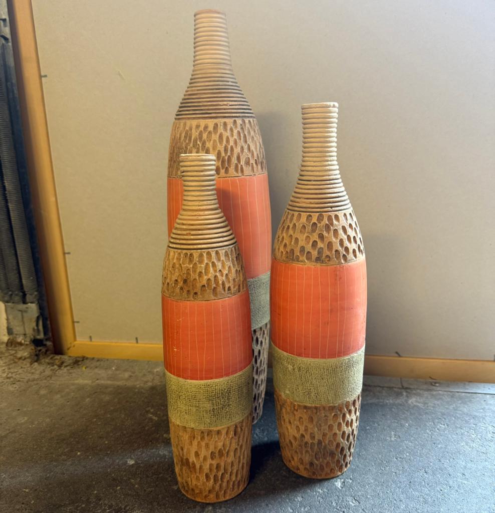 3 Design Vazen, Ophalen, Steen, Overige kleuren, 50 tot 75 cm