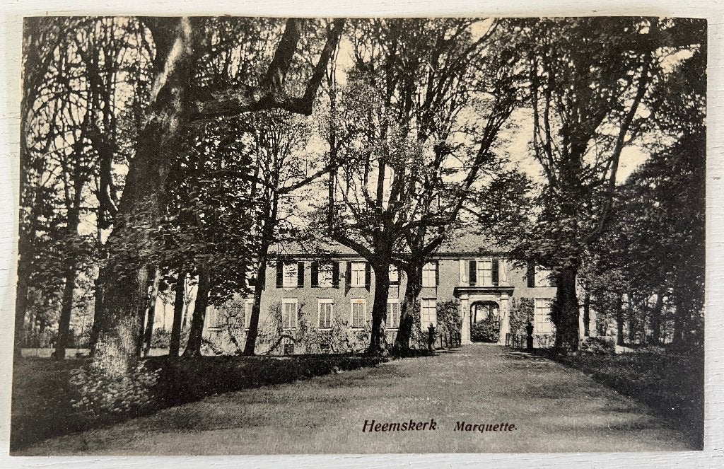 Oude Ansichtkaart - Heemskerk - Marquette, Ophalen of Verzenden, Voor 1920, Ongelopen, Noord-Holland